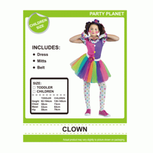 Childs Girl Clown