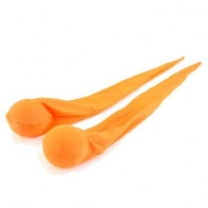 Stretchy Sock Poi  w/balls - Orange