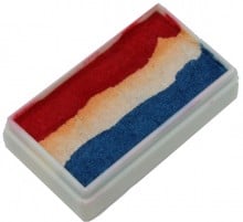 Tag Pearl Red, White, Blue One Stroke Split Cake (30g)